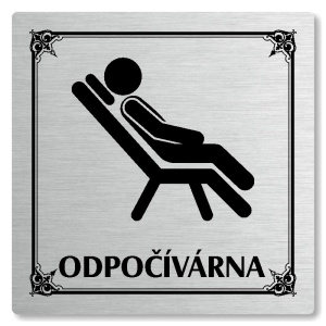 Odpočívárna, 118x118mm, stříbrná, Nebraska